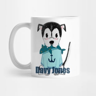 Seattle Kraken Davy Jones Team Dog Mug